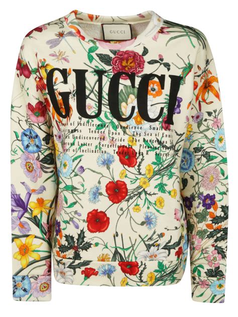 gucci floral sweatshirt|gucci sweatsuit men's.